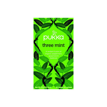 Pukka Three mint bio 20 Zakjes
