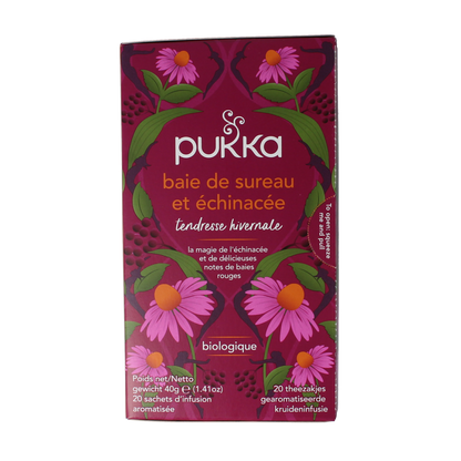 Pukka Elderberry & echinacea bio 20.00 Zakjes