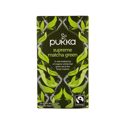 Pukka Supreme matcha green tea bio 20 Zakjes