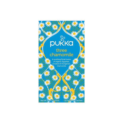 Pukka Three chamomile bio  20.00 Zakjes