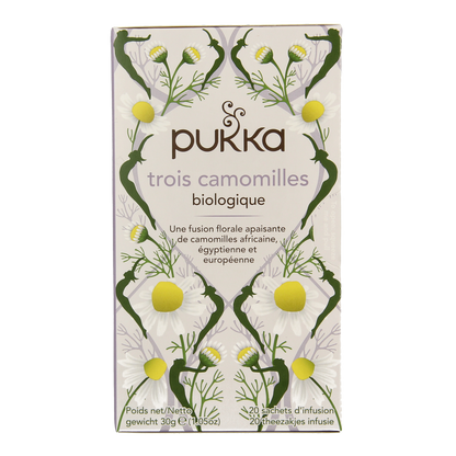 Pukka Three chamomile bio  20.00 Zakjes