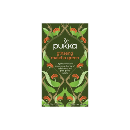 Pukka Ginseng matcha green bio 20 Zakjes