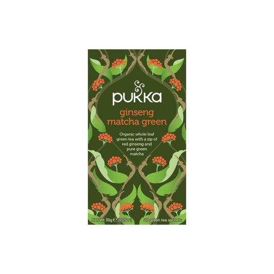 Pukka Ginseng matcha green bio 20.00 Zakjes