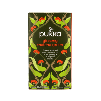 Pukka Ginseng matcha green bio 20 Zakjes