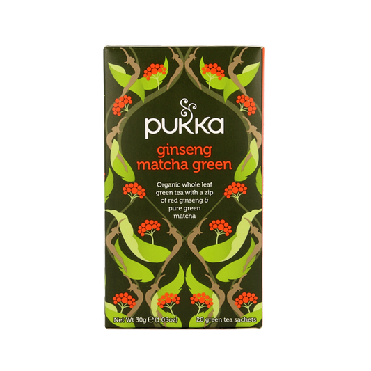 Pukka Ginseng matcha green bio 20 Zakjes
