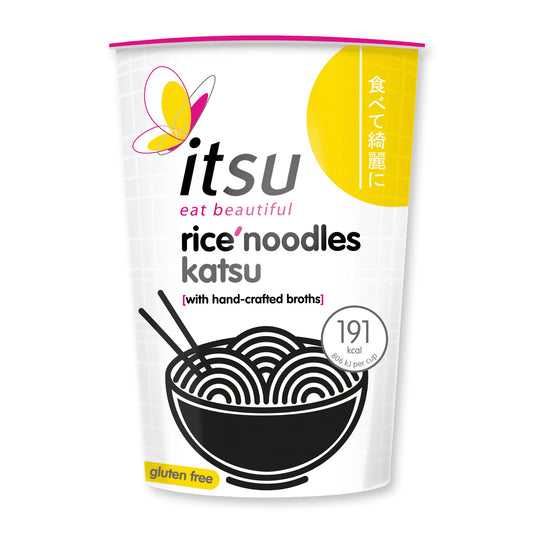 Itsu Katsu rice noodles cup glutenvrij 63 Gram