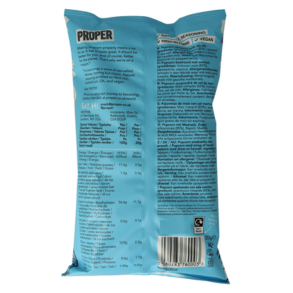 Proper Corn Popcorn lightly sea salted 20.00 Gram
