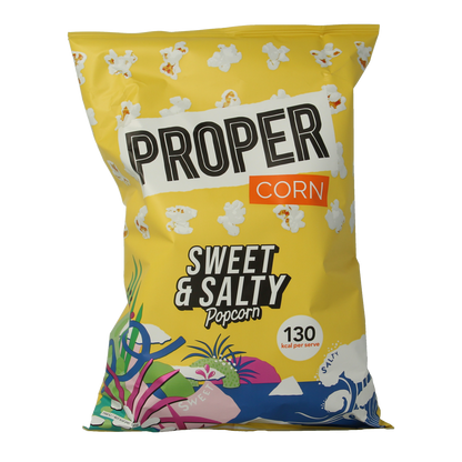 Proper Corn Popcorn sweet & salty 90.00 Gram