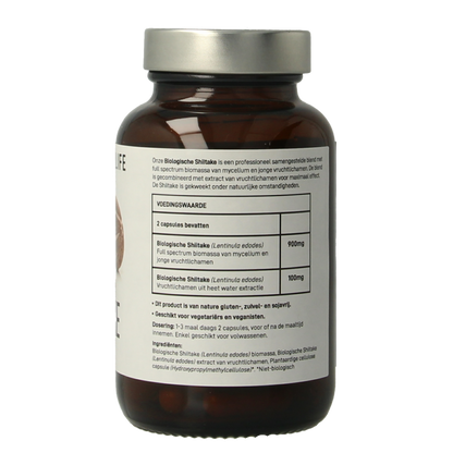 Mushrooms for Life Shiitake bio 60 Capsules