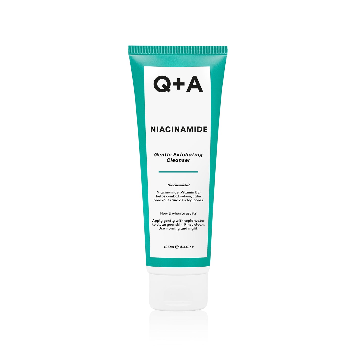 Q+A Niacinamide exfoliating cleanser 125.00 Milliliter