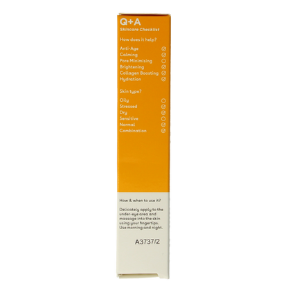 Q+A Vitamine C eye cream 15 Milliliter