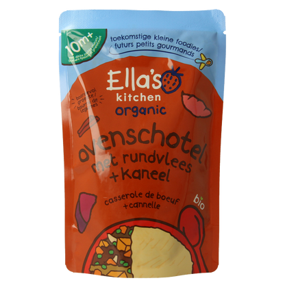 Ella's Kitchen Ovenschotel met rundvlees en kaneel 10+ mnd bio 190 Gram
