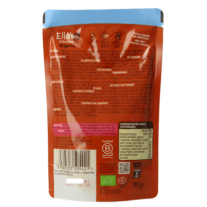 Ella's Kitchen Ovenschotel met rundvlees en kaneel 10+ mnd bio 190 Gram