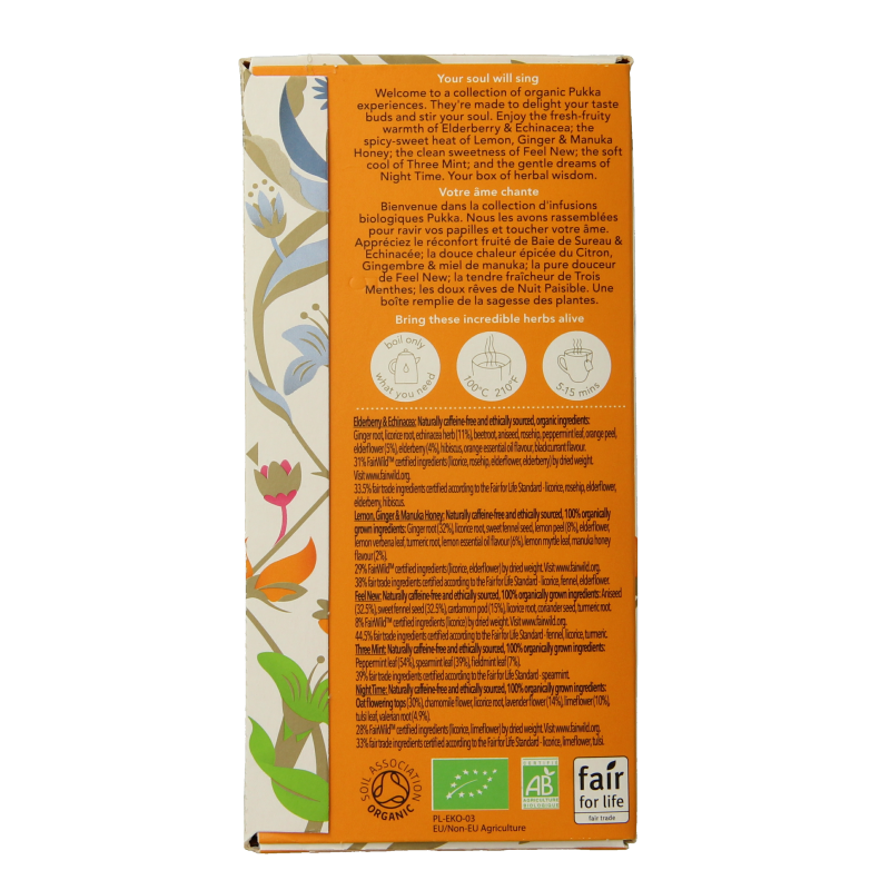 Pukka Herbal collection bio 20 Zakjes
