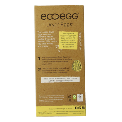 Eco Egg Dryer egg - geurvrij 2.00 Stuks