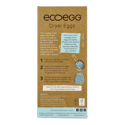 Eco Egg Dryer egg - fresh linen 2.00 Stuks