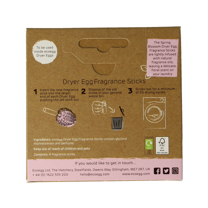 Eco Egg Dryer egg refill - spring blossom 4 Stuks
