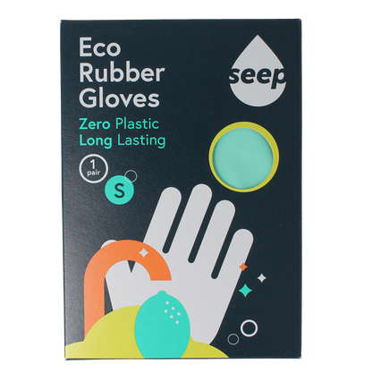 Seep Handschoen rubber eco maat S 1.00 Paar