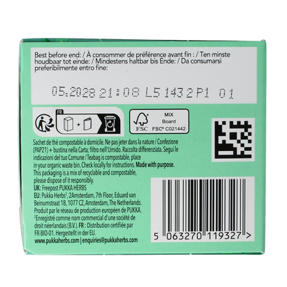 Pukka Mint matcha green tea bio 20 Zakjes