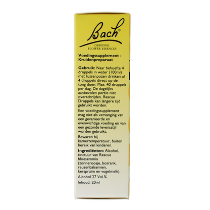 Bach Rescue Rescue druppels 20.00 Milliliter