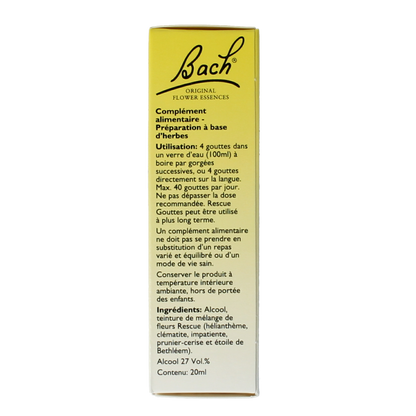 Bach Rescue Rescue druppels 20.00 Milliliter