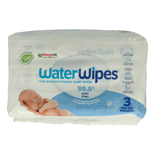 Waterwipes Babydoekjes 3-pack 144 Stuks