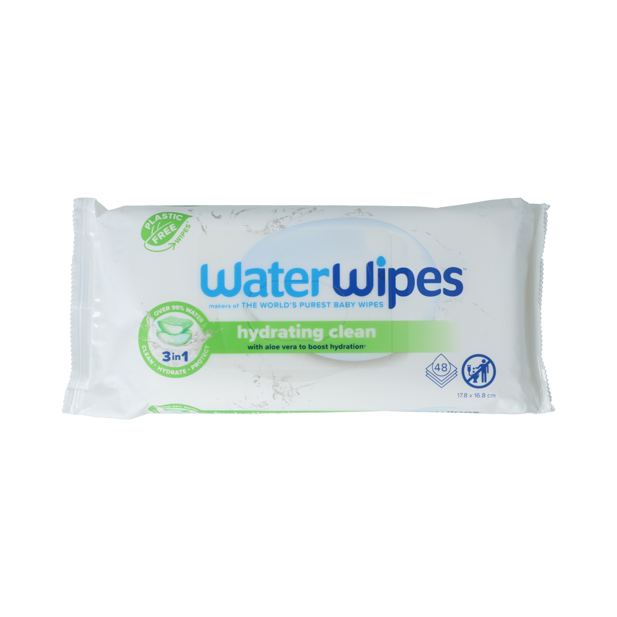 Waterwipes WaterWipes Hydrating 48 48.00 Stuks