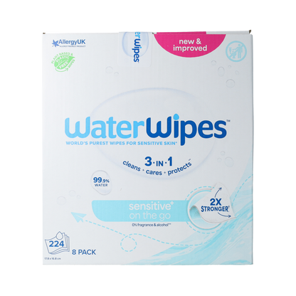 Waterwipes Waterwipes On The Go 8 x 28st  8.00 Stuks