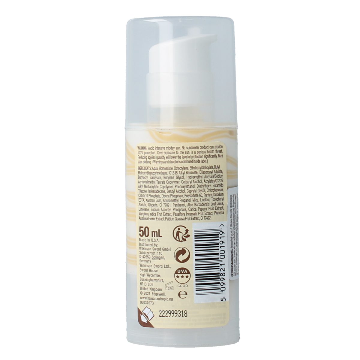 Hawaiian Tropic Silk hydration air soft face SPF30 50.00 Milliliter