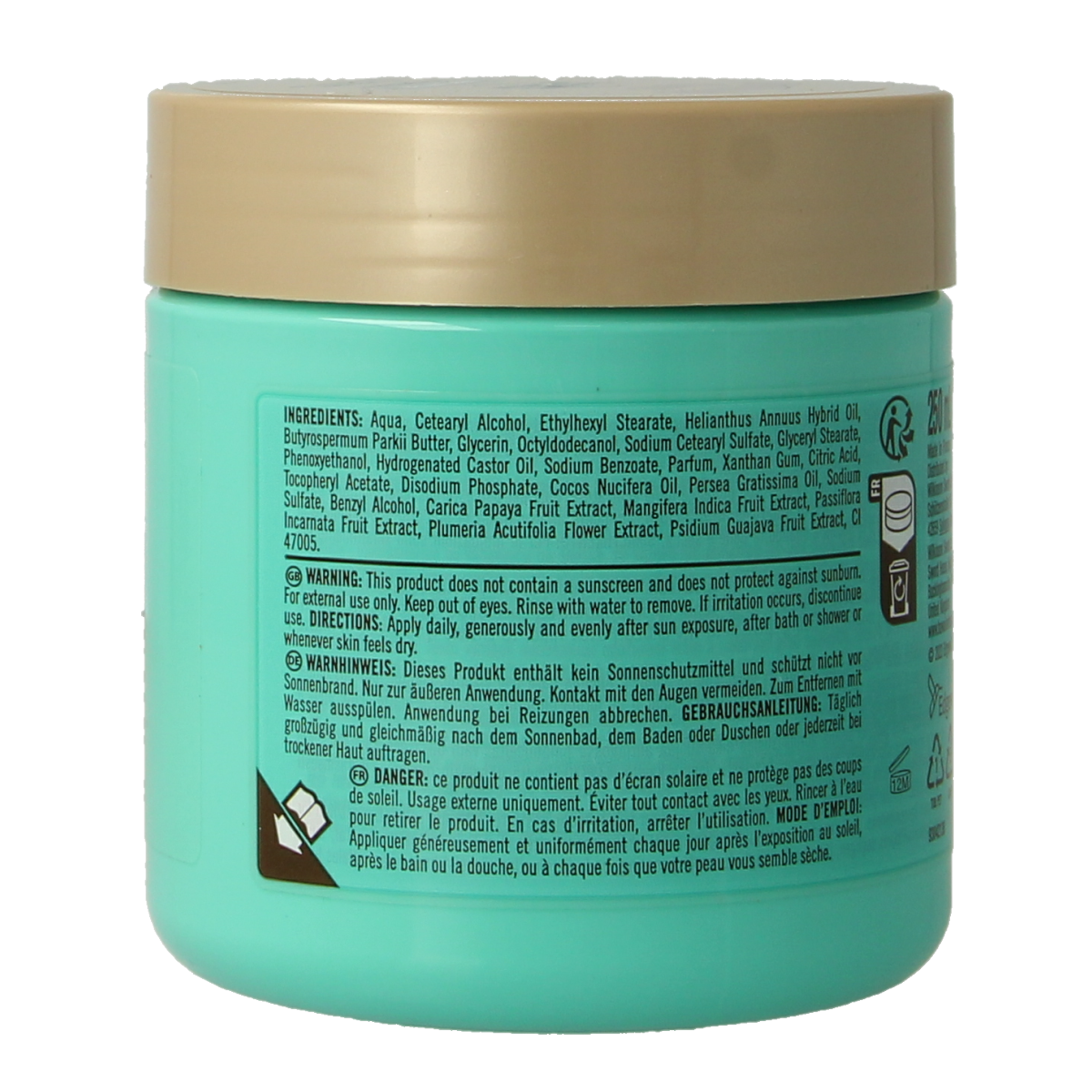 Hawaiian Tropic Body butter enriching shea coconut & mango 250.00 Milliliter