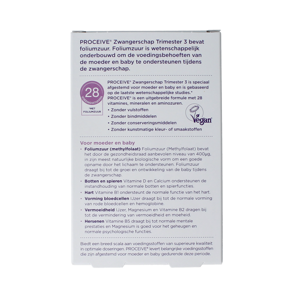 Proceive Kinderwens trimester 3 60.00 Capsules
