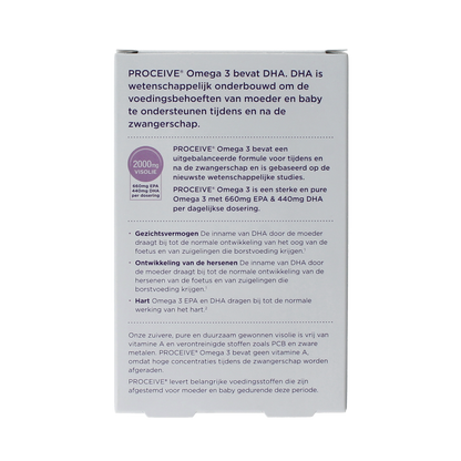 Proceive Kinderwens & zwangerschap omega 3 60 Capsules