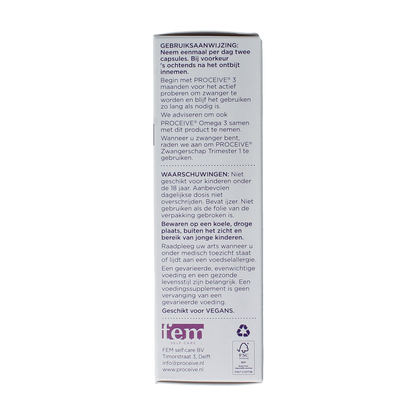 Proceive Kinderwens vrouw 60.00 Capsules