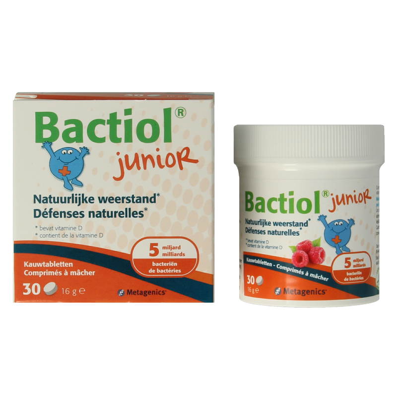 Metagenics Bactiol junior chew 30 Kauwtabletten
