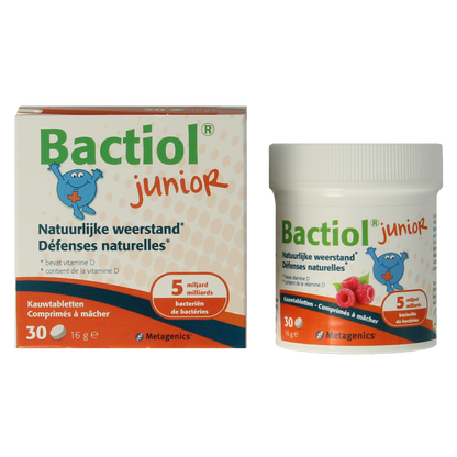 Metagenics Bactiol junior chew 30 Kauwtabletten
