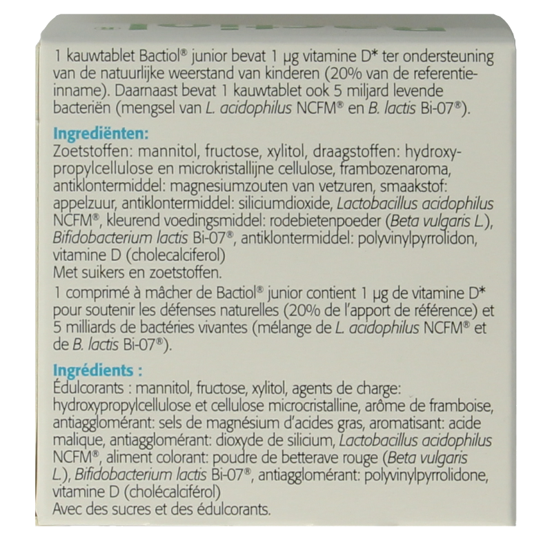 Metagenics Bactiol junior chew 30 Kauwtabletten