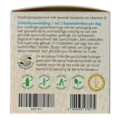 Metagenics Bactiol junior chew 30 Kauwtabletten