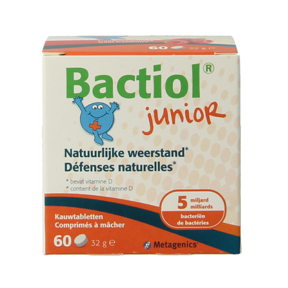 Metagenics Bactiol junior chew 60 Kauwtabletten