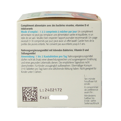 Metagenics Bactiol junior chew 60 Kauwtabletten