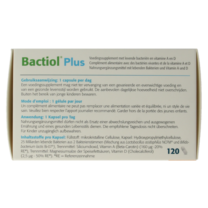 Metagenics Bactiol plus 120 Capsules