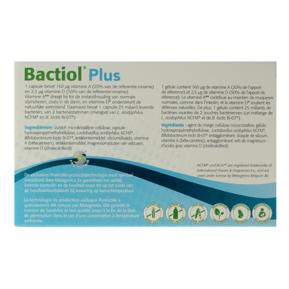 Metagenics Bactiol plus 120 Capsules