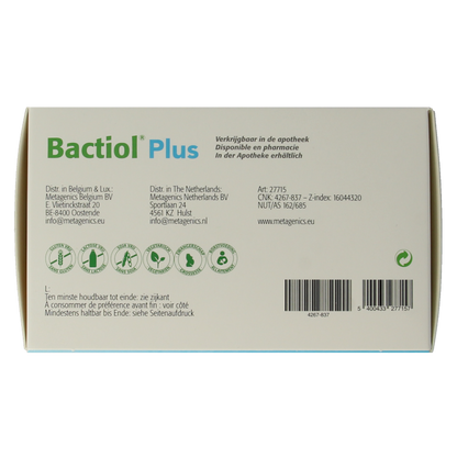 Metagenics Bactiol plus 120 Capsules