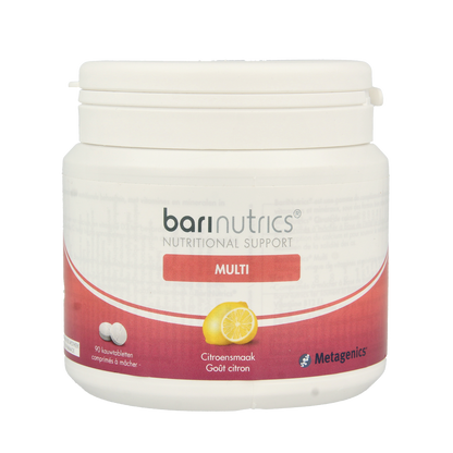 Barinutrics Multi citroen 90.00 Kauwtabletten