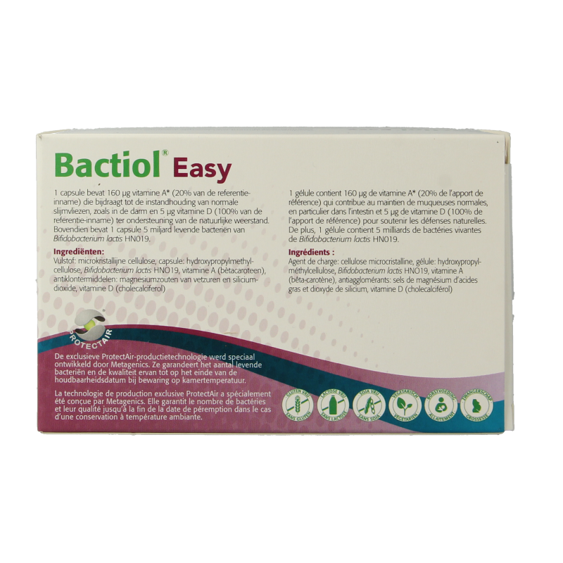 Metagenics Bactiol easy 120 Capsules