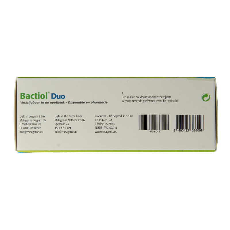 Metagenics Bactiol duo NF 60 Capsules