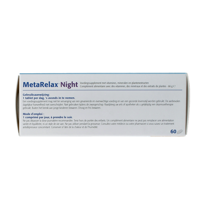 Metagenics Metarelax night 60 Tabletten