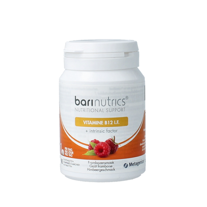 Barinutrics Vitamine B12 I.F. framboos 90.00 Kauwtabletten