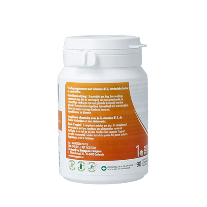 Barinutrics Vitamine B12 I.F. framboos 90.00 Kauwtabletten