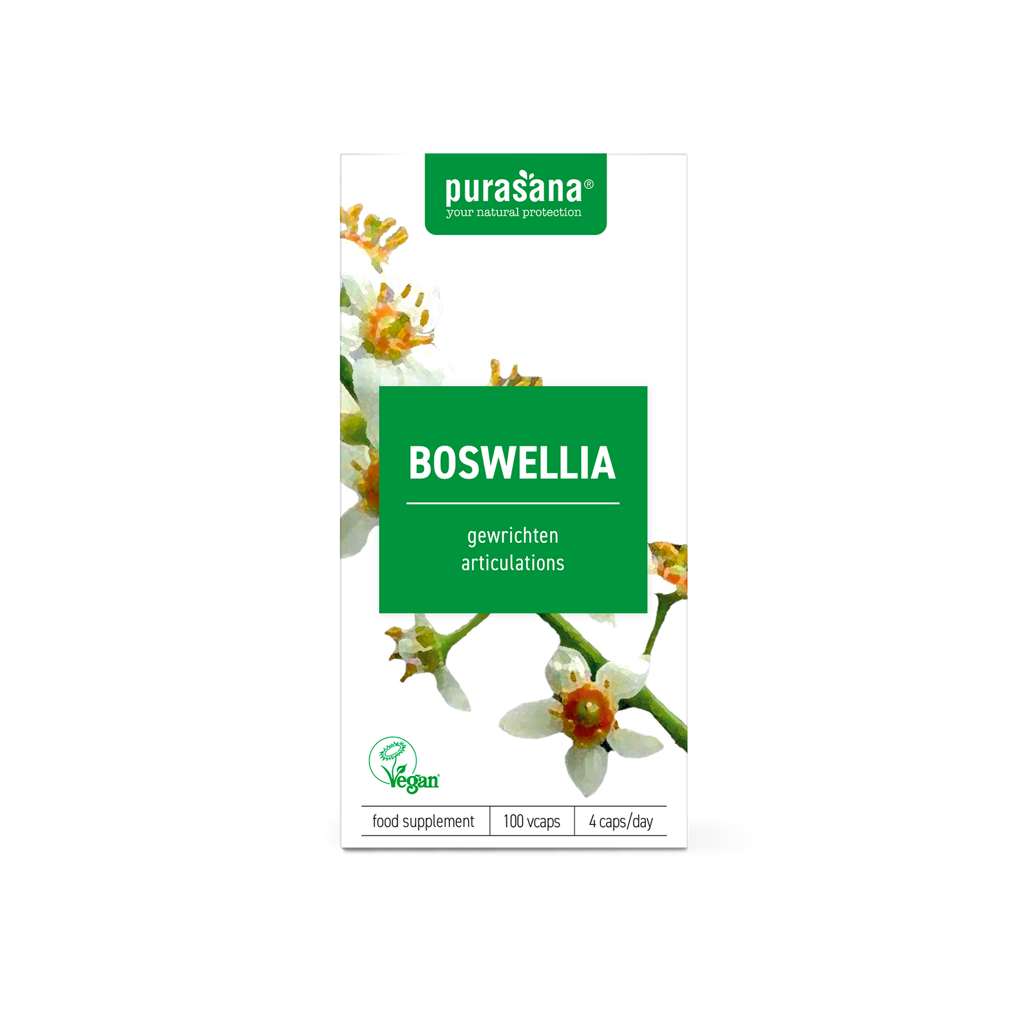 Purasana Boswellia vegan 100 Vegetarische capsules