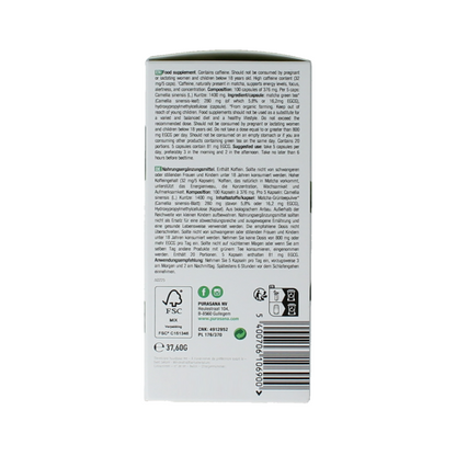 Purasana Matcha vegan bio 100 Vegetarische capsules